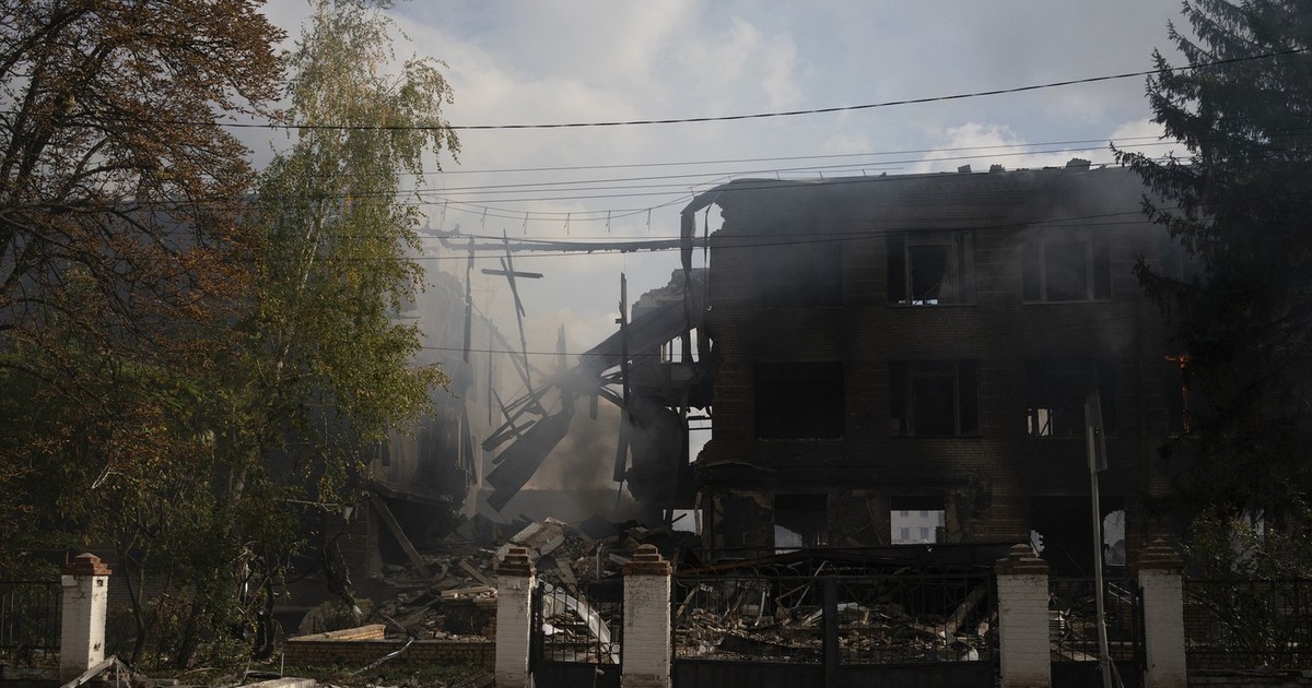 Clădiri din Sloviansk, distruse după un atac cu drone Shahed efectuat pe 7 octombrie 2025 Foto: Profimedia