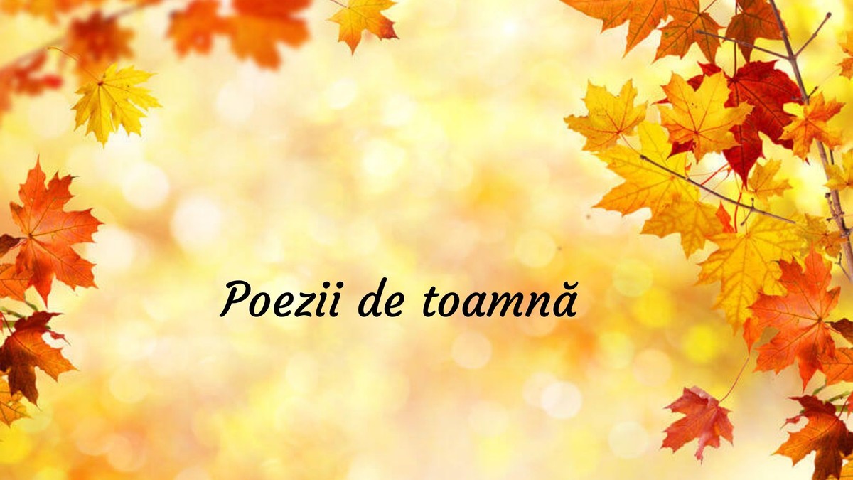Poezii de toamnă