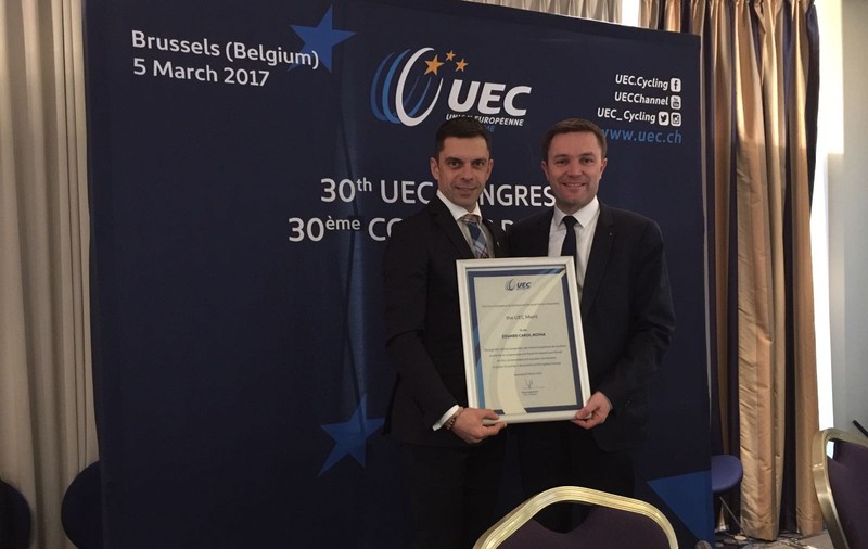 Eduard Novak a fost premiat de federația europeană de ciclism!