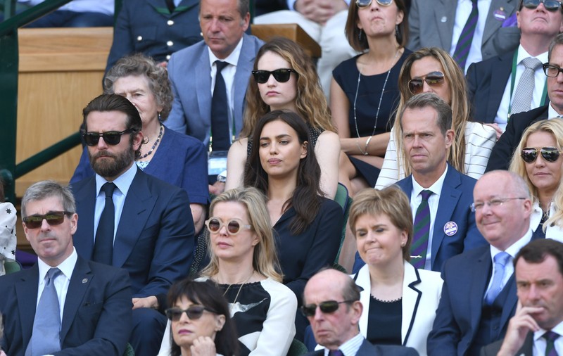 Probleme în Paradis! Bradley Cooper și Irina Shayk s-au certat la Wimbledon! Fotomodelul și-a ignorat complet iubitul