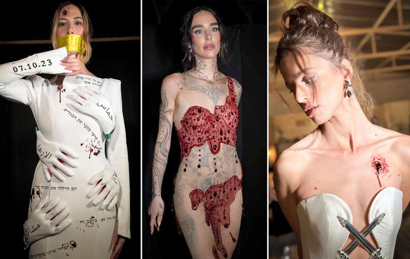 Frumuseţe şi curaj în fața terorii. Supraviețuitoare ale masacrului Hamas, într-o prezentare de modă cu ținute inspirate de atrocități | FOTO&VIDEO