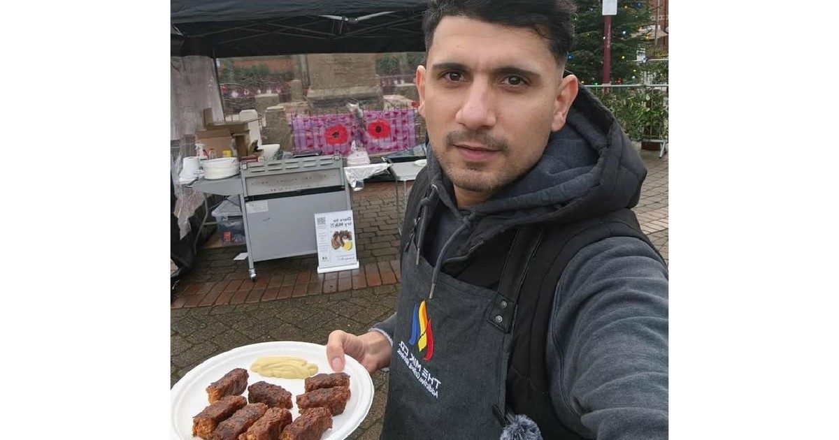 Daniel Țăruș vinde mici la Nottingham