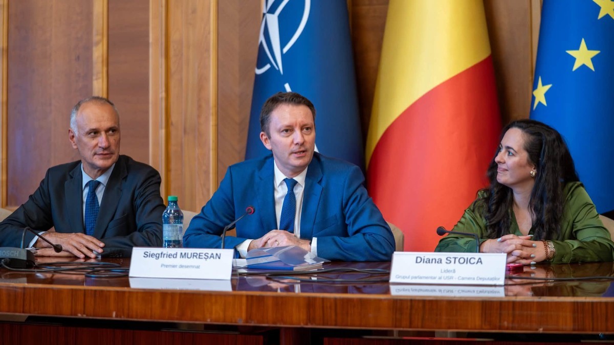 Siegfried Mureșan la întâlnirea cu parlamentarii USR