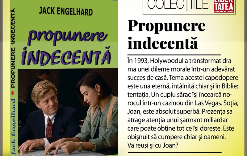 ”Propunere indecentă”, de Jack Engelhard | RECOMANDARE DE CARTE
