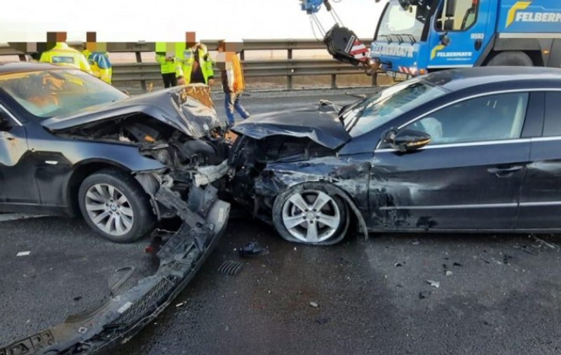 VIDEO  | Carambol cu zece mașini pe Autostrada București-Pitești. Traficul este blocat