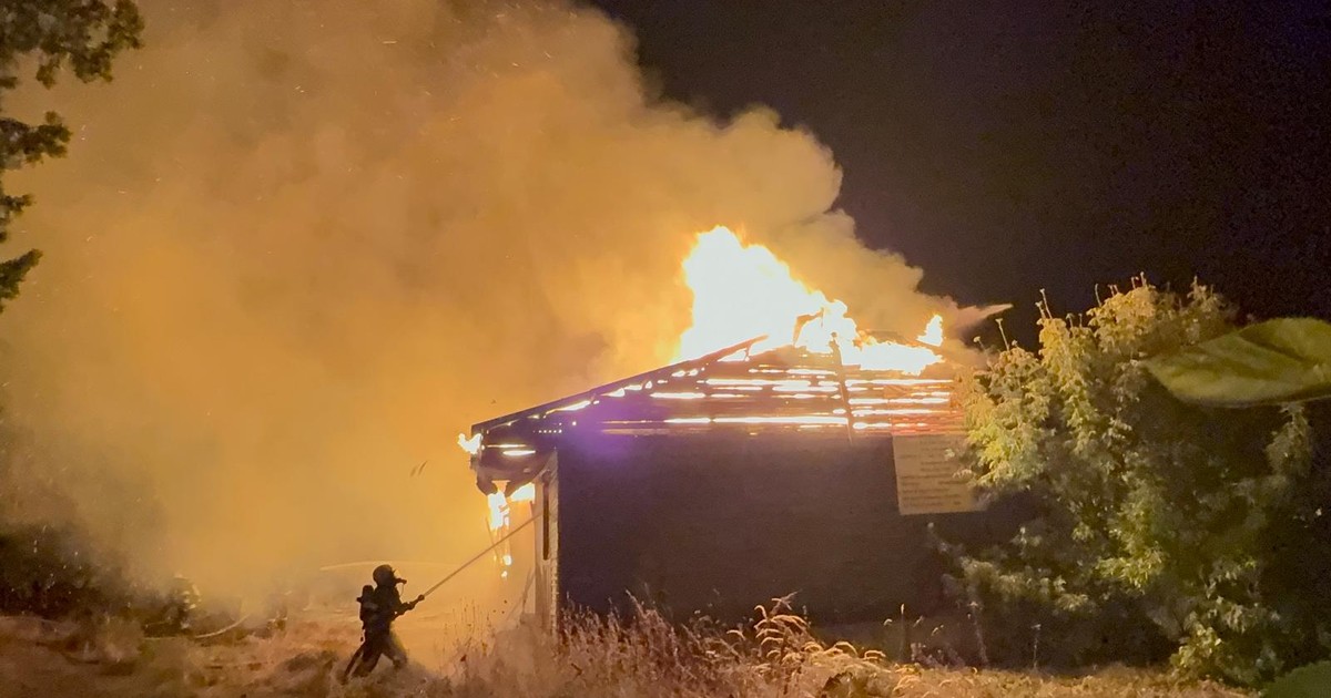 Imagine de la incendiul din Galați. Foto: ISU