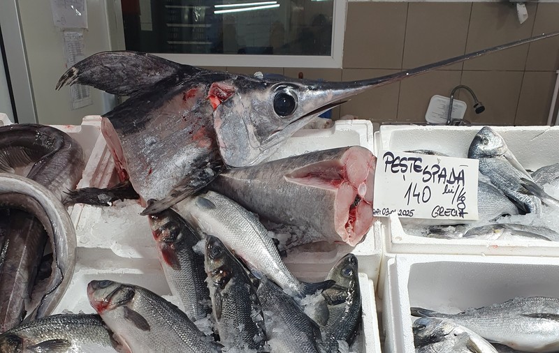 Agitație mare printre tarabe și miros de pește proaspăt: cum arată o zi în Piața Obor înainte de dezlegarea la pește din ziua de Florii. Prețuri pentru toată lumea