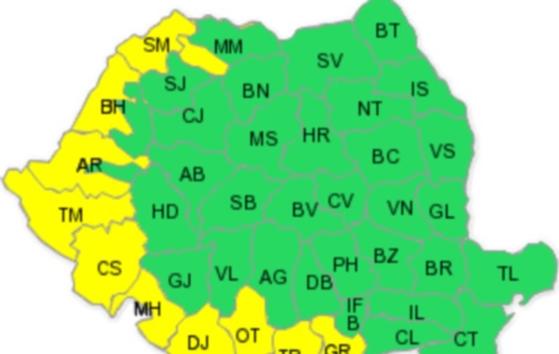 Cod galben de caniculă! Temperaturile ajung la 35 de grade