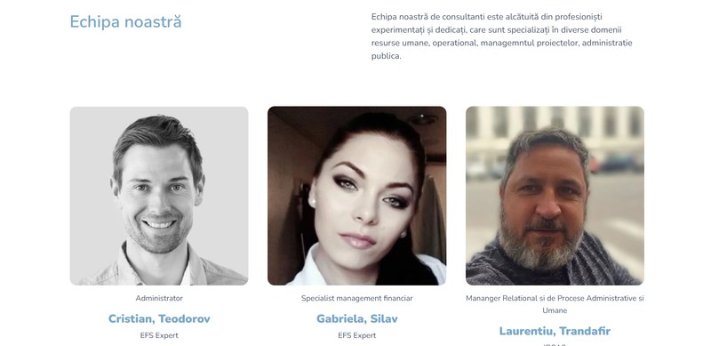 experții firmei Efs Expert SRL