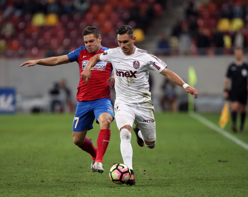 Liga 1. Steaua - CFR Cluj 1-2. Între reușitele lui Bud, după faze-șnur, a egalat Tănase! Primul succes în Capitală din 1948 încoace