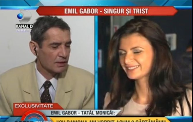 Tatăl Monicăi Gabor, cu lacrimi în ochi: "Sunt singur şi bolnav. Fetele îmi dau doar câte 3-4 milioane"