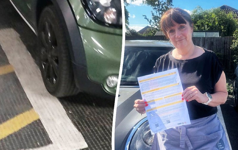 Ce amendă a primit șoferița care a călcat 5 centimetri marcajul de parcare, în Marea Britanie: „Am crezut că e o glumă”