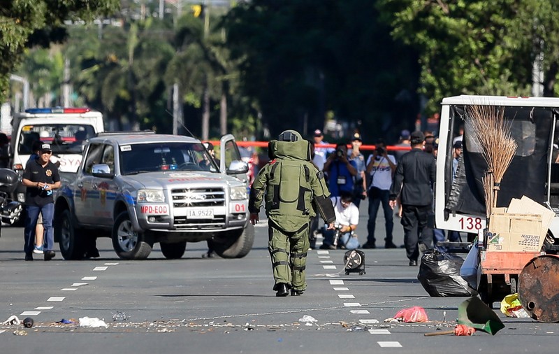 O bombă a fost dezamorsată în apropiere de Ambasada SUA din Manila