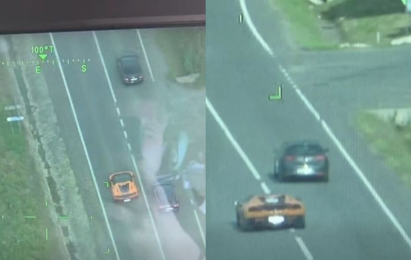 Un șofer cu Lamborghini din Cluj a fost filmat din elicopter pe DN1, a primit o amendă de 3.892,50 lei și a rămas fără permis pentru 180 de zile