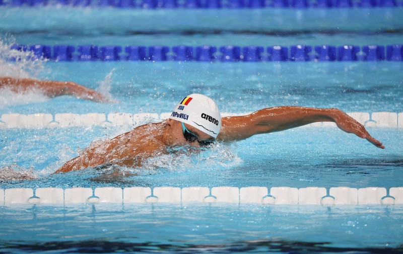 David Popovici, al treilea înotător român cu aur la Olimpiadă