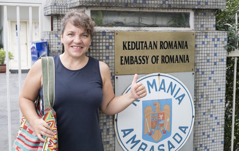 Vot românesc în Malaezia și Singapore. ”Au venit foarte mulți marinari, dar și o stewardesă, în timpul escalei”
