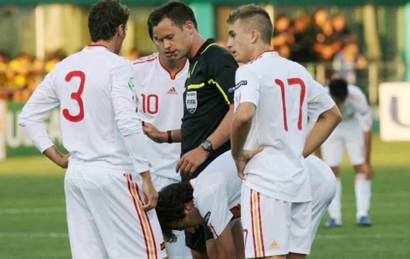 Foto / Super imagini de la finala CE Under 19. Spania a învins dramatic Cehia, după prelungiri!