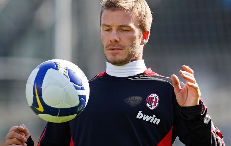 David Beckham, din nou pe teren