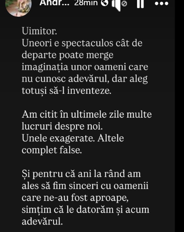 Andreea Ibacka și Cabral au divorțat după 15 ani de căsnicie. Actrița a confirmat separarea. „Este un moment greu”