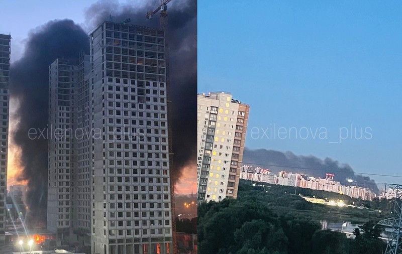 Atac cu 600 de drone la Moscova: incendii în regiune, după o noapte tensionată