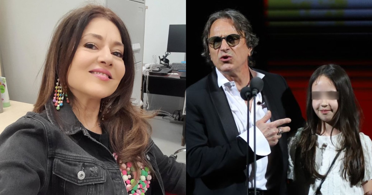 Oana Sîrbu în stânga, Claudiu Bleonț și fiica lui pe scenă la Premiile Gopo 2025