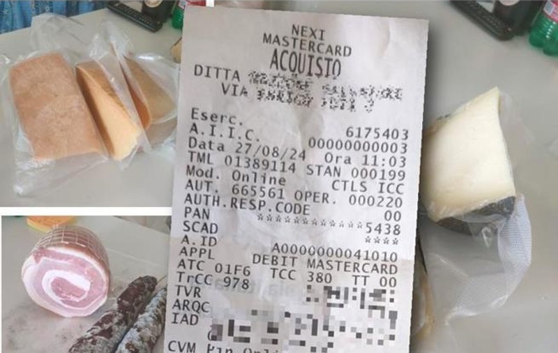 Țeapa secolului, în Sardinia. Cât a plătit o turistă pentru 4 kilograme de salam, cârnați, slănină și brânzeturi