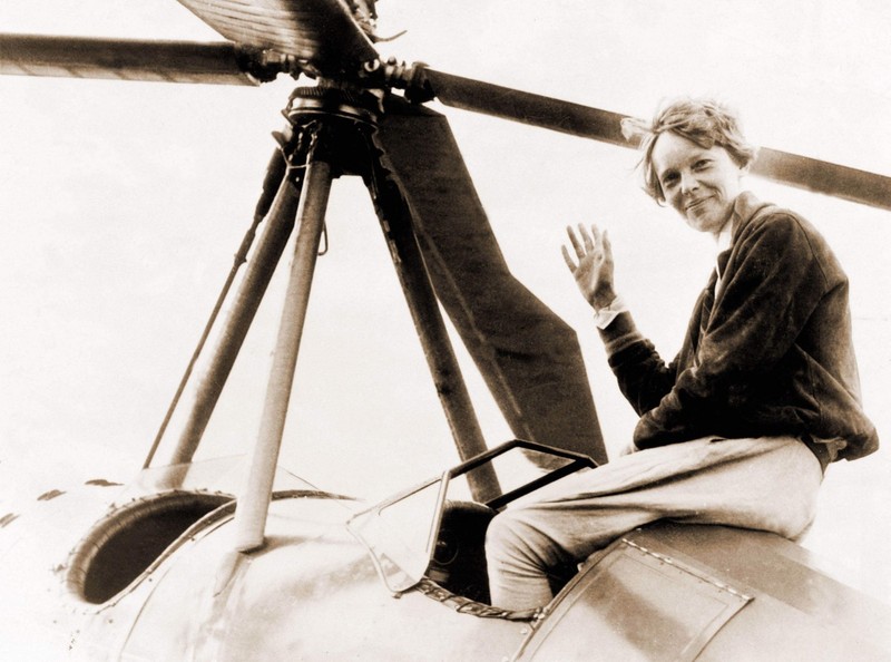 Amelia Earhart după traversarea sa a Atlanticului de Nord, 1932. Sursă foto: Profimedia Images
