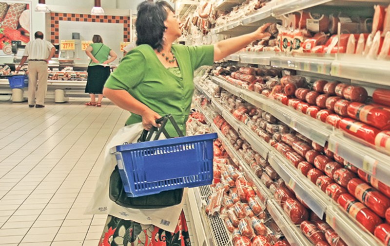 Mâncarea se scumpește cu 10 %