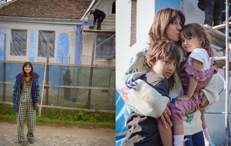 Ce mesaj a fost scris pe casa de la Viscri a Danei Rogoz. Actrița și-a dorit: „Am fost pur și simplu emoționată”