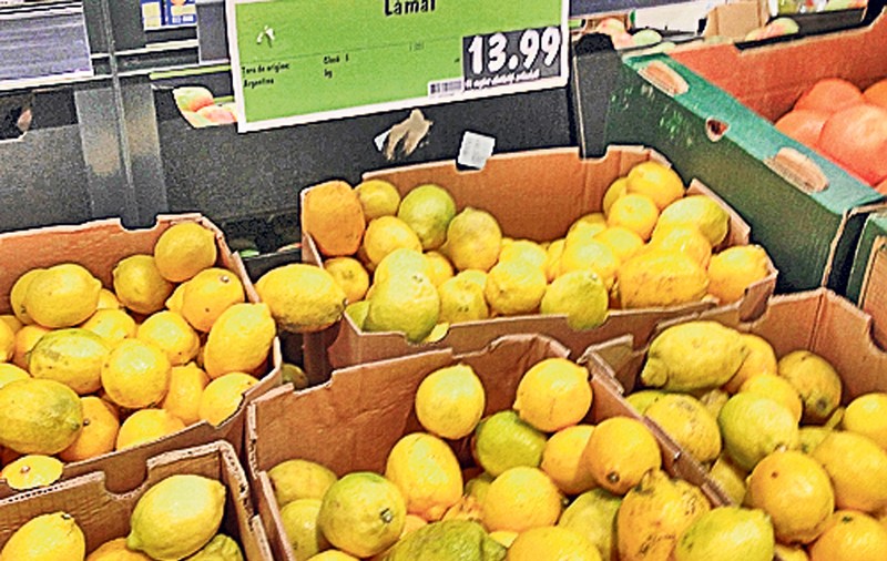 Citricele au devenit trufandale, cartofii s-au ieftinit