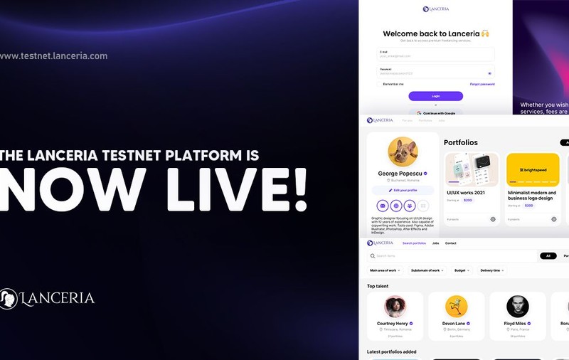 Lanceria, platforma web3 de freelancing, întâmpină primii utilizatori pe Testnet