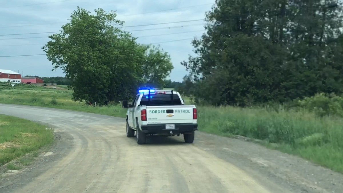 Mașină a poliției de frontieră SUA-Canada. Foto: Tavi Coman