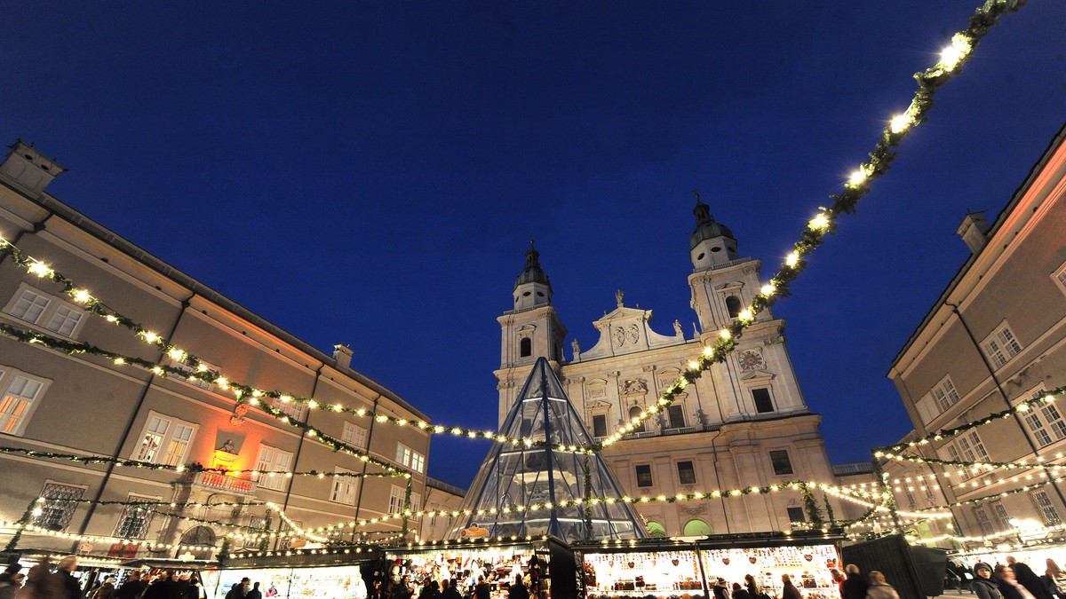 Piața de crăciun din Salzburg