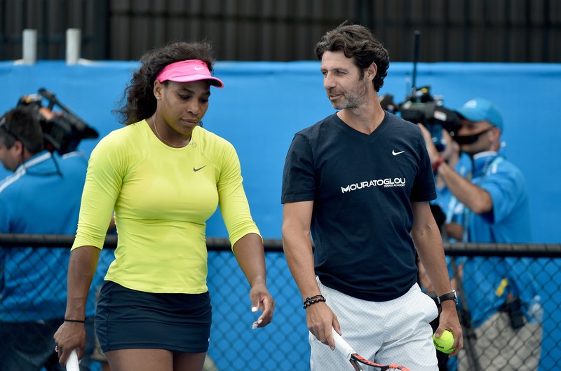 Patrick Mouratoglou, alături de Serena Williams. (FOTO: EPA)