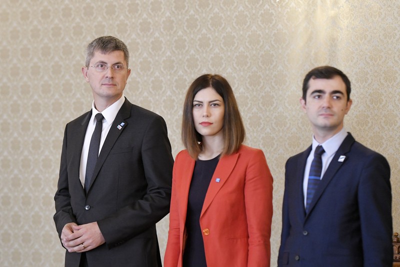Dan Barna, Cristina Prună și Claudiu Năsui, trei dintre inițiatorii legii Foto: HEPTA