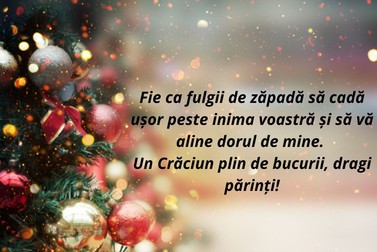 Sărbători fericite 2021. Mesaje și urări de trimis de Crăciun familiei