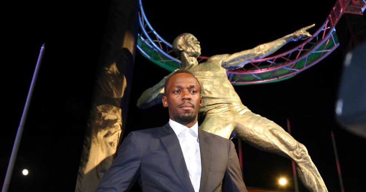 Usain Bolt are statuie. Aceasta a fost dezvelită în fața stadionului național din capitala Jamaicăi