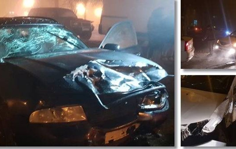 Un tânăr de 19 ani a provocat un accident rutier. A luat plăcuțele de înmatriculare și a fugit de la fața locului
