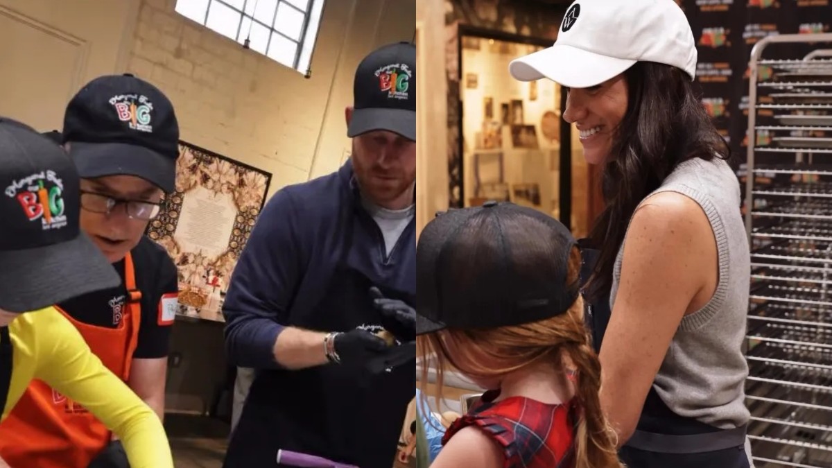 Meghan Markle și Prințul Harry, apariție rară alături de cei doi copii