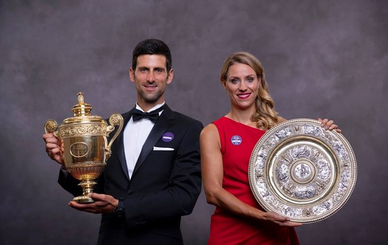 Novak Djokovici a dansat cu Angelique Kerber, la petrecerea campionilor de la Wimbledon / VIDEO