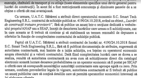Extras din raportul Curții de Conturi