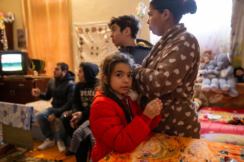 Marina, 7 ani, fiica lui Florin