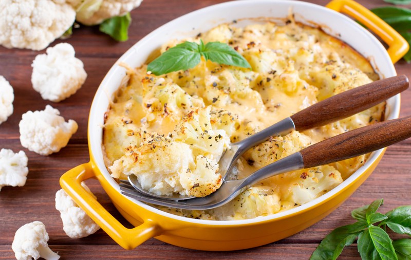 Rețete de conopidă gratinată