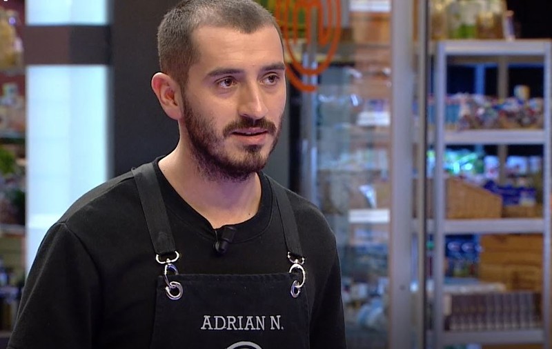 Adrian Neagoe a fost eliminat de la „MasterChef” 2022. Show-ul culinar se apropie de final. „Locul 6 pentru mine este de ajuns”
