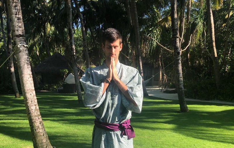 Samuraiul Djokovici! Liderul din tenis se relaxează după un sezon greu / FOTO