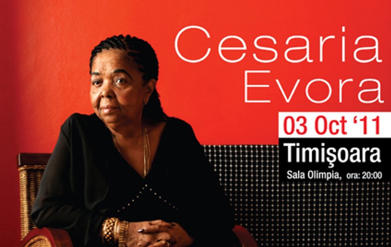 Cesaria Evora revine în România, la Timişoara 