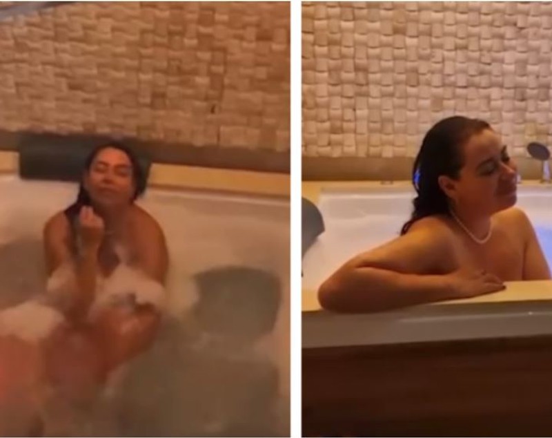 Ilinca Vandici și Teo Trandafir, comentarii savuroase după ce Oana Roman s-a pozat goală într-un jacuzzi: „E în ipostaze senzuale”