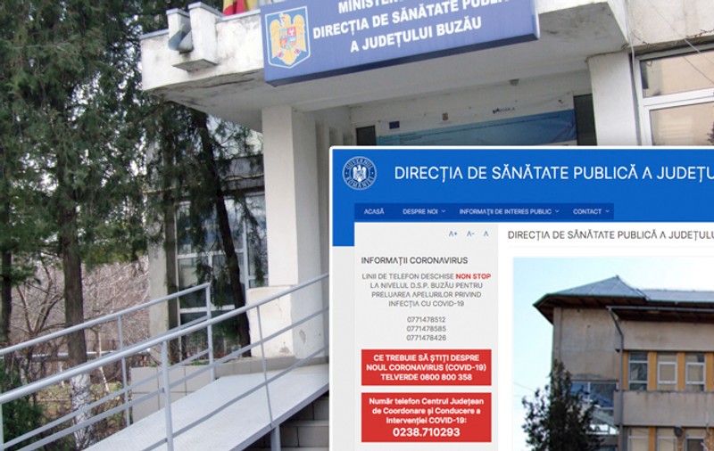 Directorul DSP Buzău şi medicul şef epidemiolog, confirmaţi cu COVID-19
