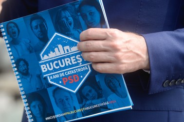 Desființarea companiilor municipale a fost una din temele constante ale bilanțului făcut de Nicușor Dan primarului Firea | Foto: HEPTA