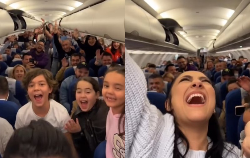 Andra a cântat într-un avion pe ruta București - Cluj. Pasagerii s-au ridicat în picioare: „Avea cumva întârziere avionul și făcuși divertisment?”